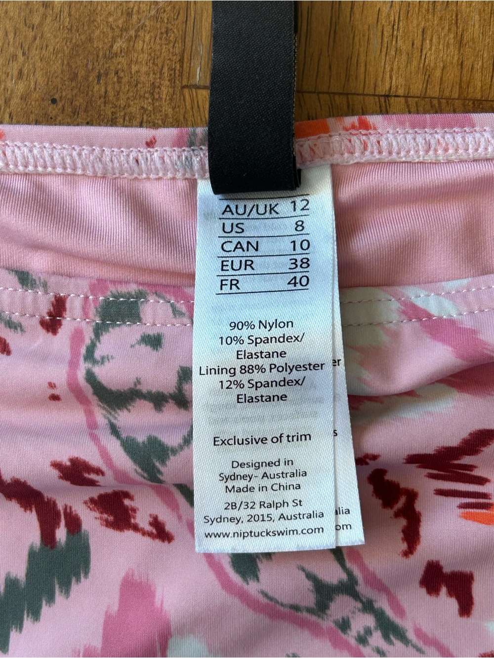 Nip Tuck Swim 'Pretty in Pink' Serendipity Maevis High Waisted Bikini Bottom 8 - Picture 6 of 8